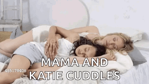 Mama and Katie Cuddles