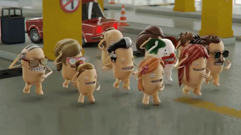 Mama Lucchetti Gangnam Style Dance Parody GIF
