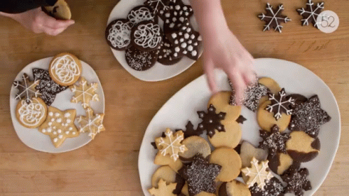 Mama May I Have Cookie Snow Shape GIF