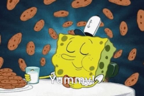 Mama May I Have Cookie Spongebob Munching GIF