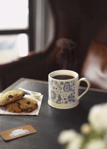 Mama May I Have Cookie With Coffee GIF