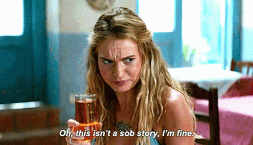 Mamma Mia Lily I'm Fine GIF