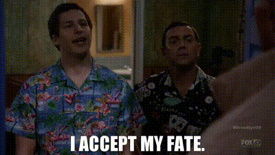 Man Accepting His Own Fate GIF