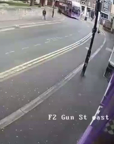 Man Accident Throw Under The Bus GIF