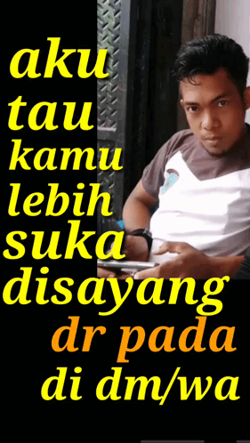 Man Aku Tau Kamu Lebih Suka Disayang Dr Pada Di DM/WA GIF