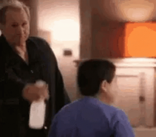 Man And Boy Standing Together GIF