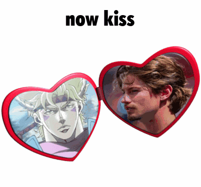 Man and Girl Saying Ok Now Kiss