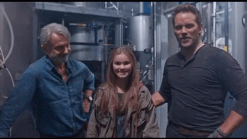 Man And Girl Standing Together GIF