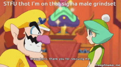 Man And Girl STFU I'm On That Sigma Male Grindset GIF