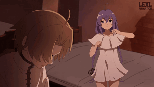 Man and Girl With Lexl Animation