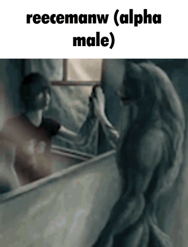 Man And Monster Painting Reecemanw GIF