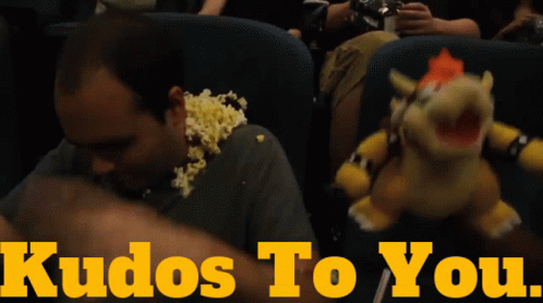 Man And Puppet Kudos To You GIF