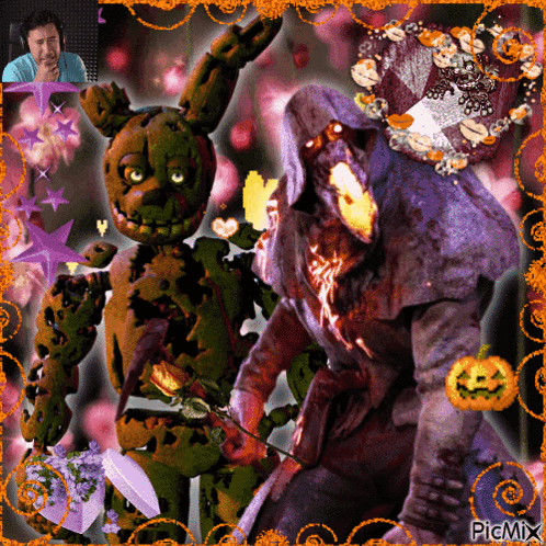 Man and Puppet Saying Picmix