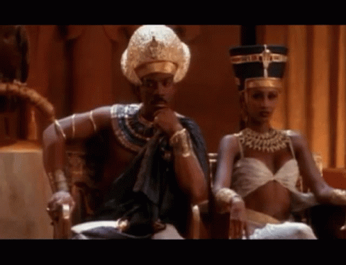 Man and Woman as Ancient Egyptian Kings