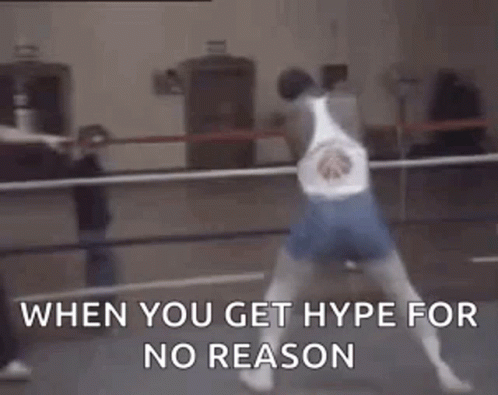 Man And Woman Boxing Ring Woman Getting Hyped GIF