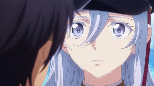 Man and Woman Crying Looking at Each Other