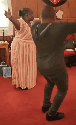 Man and Woman Dancing