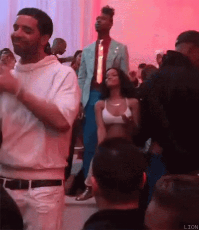 Man and Woman Dancing at Party