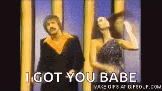 Man and Woman Dancing by I Got You Babe Sign
