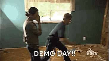 Man And Woman Dancing Demo Day GIF