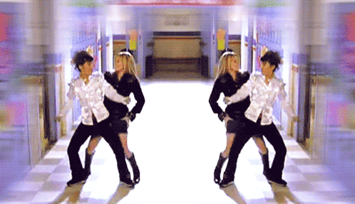 Man and Woman Dancing in Hallway I Love You