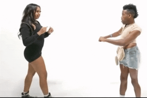 Man and Woman Dancing