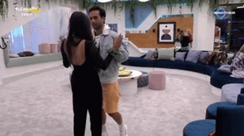 Man and Woman Dancing