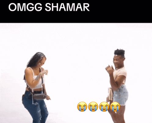 Man and Woman Dancing Omgg Shamar