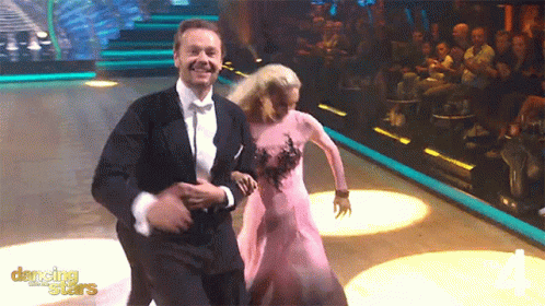 Man and Woman Dancing on Dancing with the Stars
