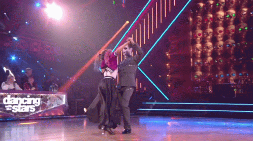 Man and Woman Dancing on Stars
