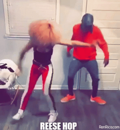 Man and Woman Dancing Reese Hop