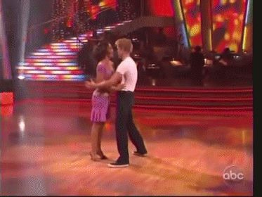 Man and Woman Dancing With ABC