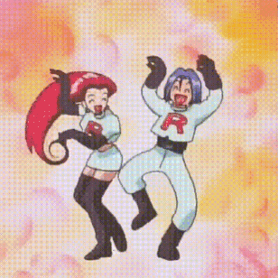 Man and Woman Dancing with R Uniforms