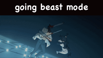Man and Woman Fighting Going Beast Mode