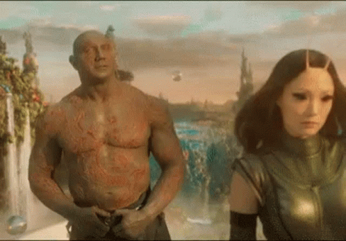 Man and Woman from Guardians of the Galaxy