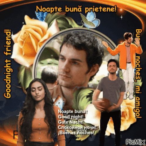 Man And Woman Goodnight Friend GIF