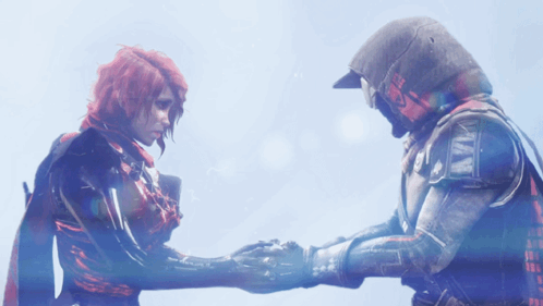 Man and Woman Holding Hands Aviator Hood