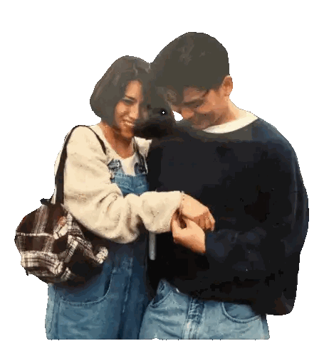 Man and Woman Holding Hands