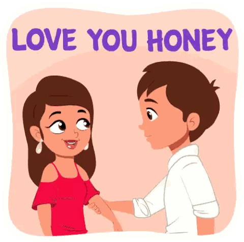 Man and Woman Holding Hands Love You Honey