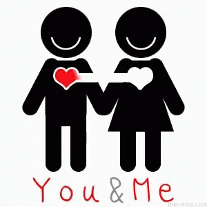 Man and Woman Holding Hands You & Me