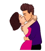 Man and Woman Hugging
