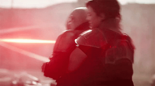 Man and Woman Hugging