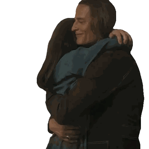 Man and Woman Hugging