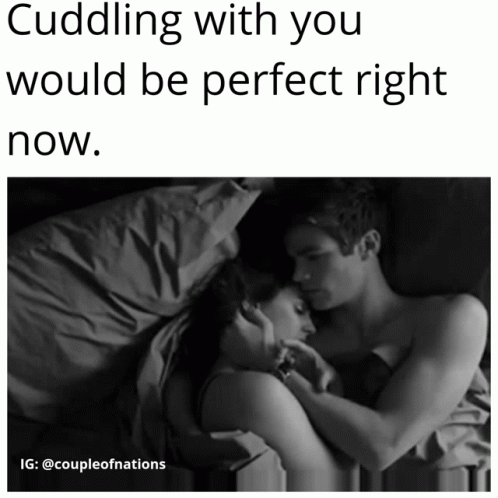 Man and Woman Hugging Cuddle Would Be Perfect