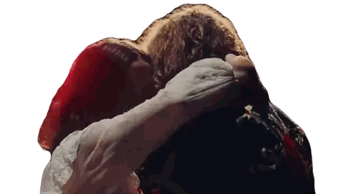 Man and Woman Hugging