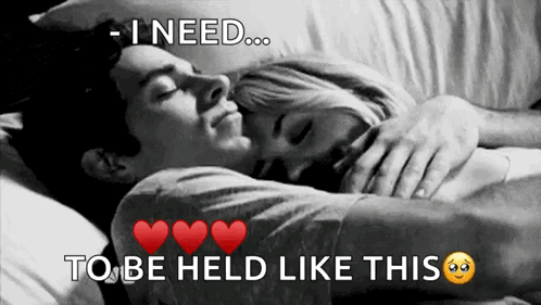 Man and Woman Hugging I Need to Be Held