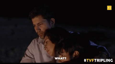 Man and Woman Hugging in Dark Room Asking What