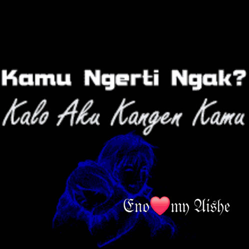 Man And Woman Hugging Kamu Ngerti Ngak GIF