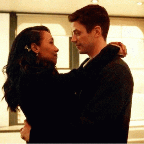 Man and Woman Hugging