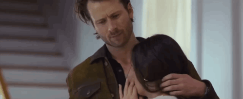 Man and Woman Hugging